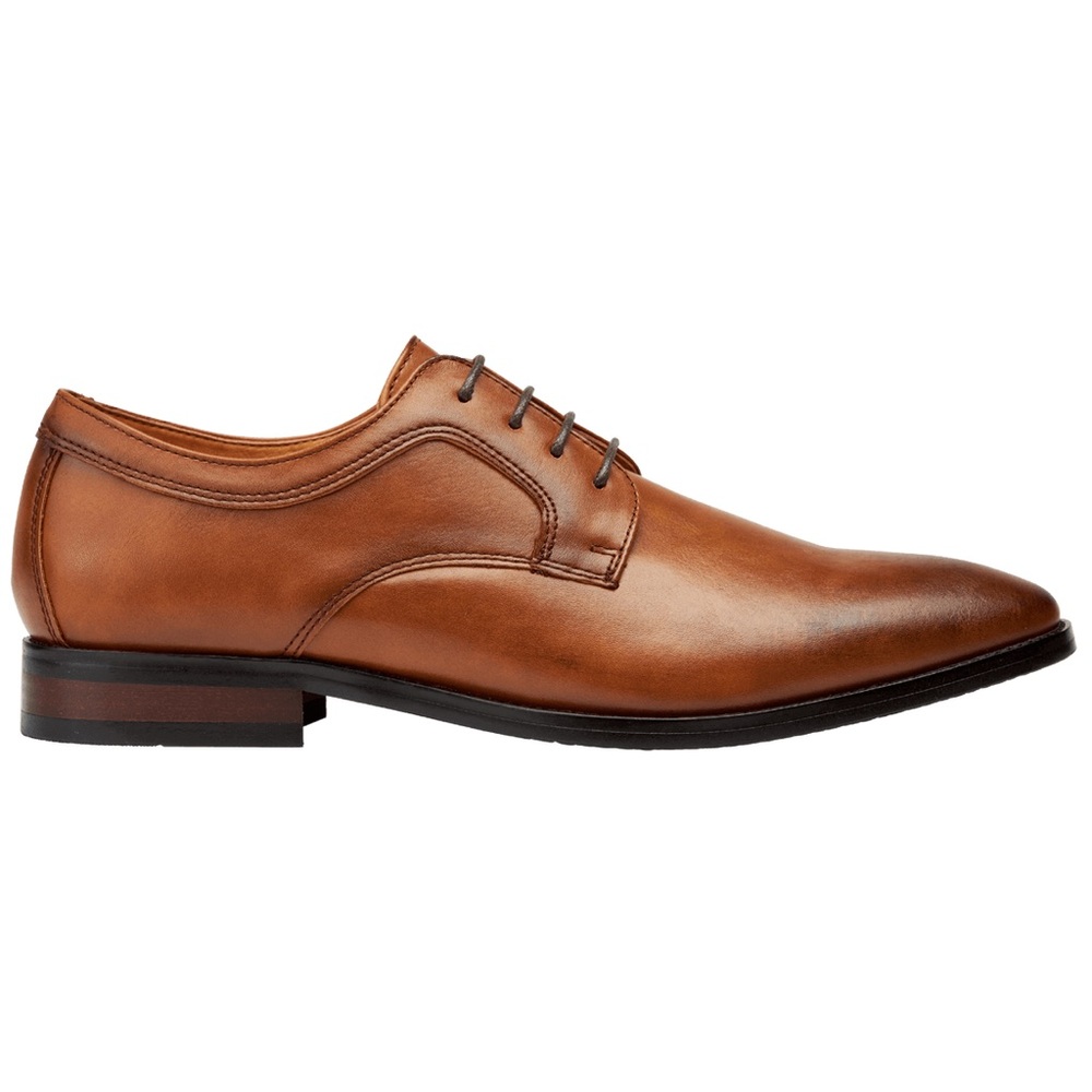 BONFINI Men's Light Brown Oxford Lace Up Suit Shoe size 13 and size 38 belt